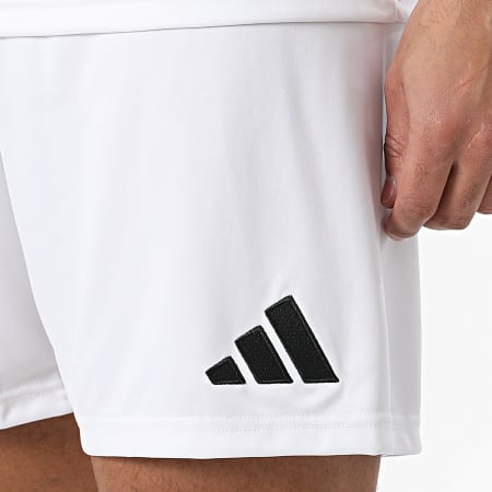 Adidas Sportswear - Ensemble Tee Shirt Et Short Jogging ENT26 Jersey JZ2508 JZ2516 Blanc