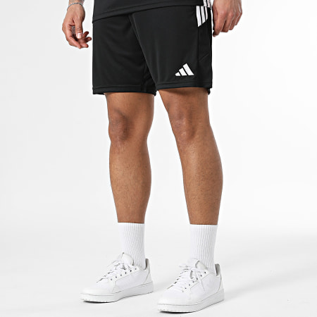 Adidas Sportswear - Ensemble Tee Shirt Et Short Jogging Tiro Essential Jersey KE4053 KH3209 Noir