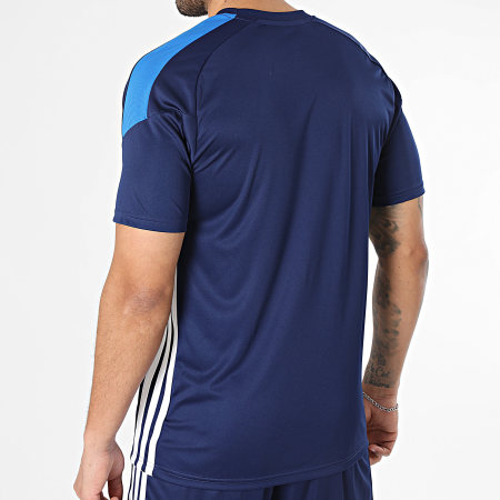 Adidas Sportswear - Ensemble Tee Shirt Et Short Jogging Tiro Essential Jersey KE4054 KH3210 Bleu Marine