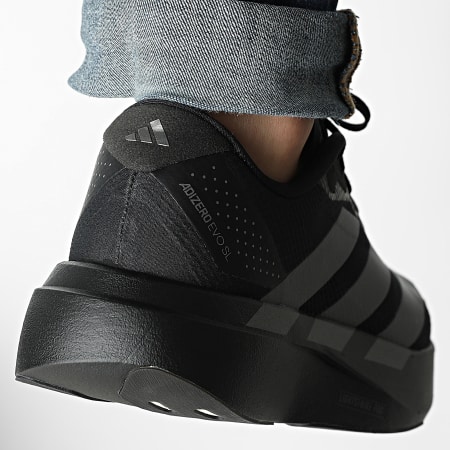 Adidas Sportswear - Baskets Adizero Evo SL Woven KI6901 Core Black Iron Metallic Carbon