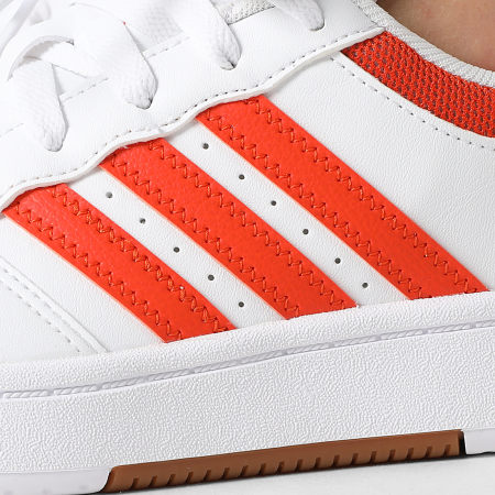 Adidas Sportswear - Baskets Femme Hoops Classic W KI1036 Footwear White Collegiate Orange Amber Gum