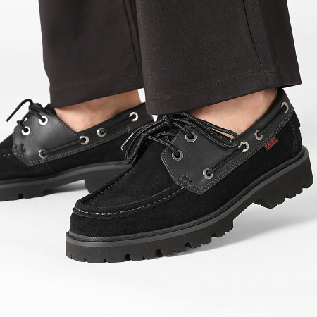 Clarks - Zapatos Náuticos Cleyhill Boat Black Suede