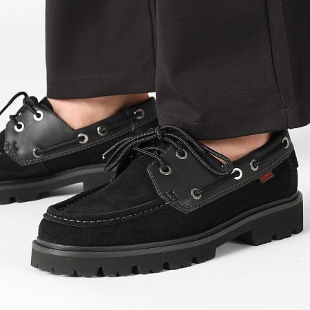 Clarks - Zapatos Náuticos Cleyhill Boat Black Suede