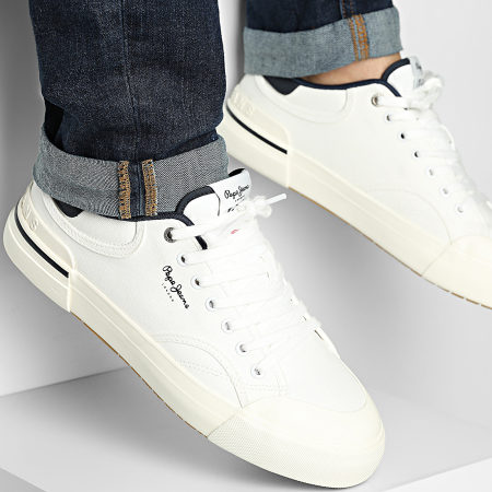 Pepe Jeans - Baskets Nolan Basic PMS300018 White