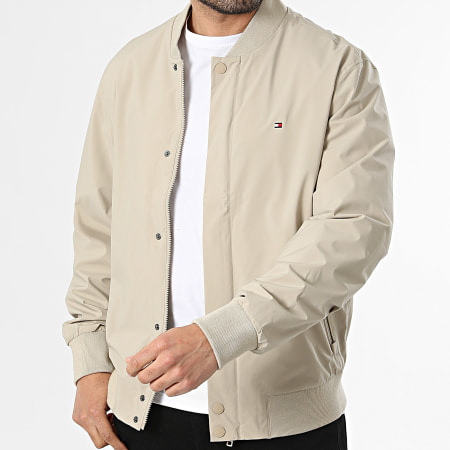 Tommy Hilfiger - Veste Bomber Zippée Tech 6665 Beige