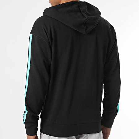 Adidas Sportswear - Sweat Capuche Zippé A Bandes Mercedes DNA KE5910 Noir