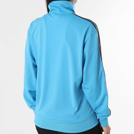 Adidas Originals - Veste Zippée A Bandes Loose Fit Femme FB KU8123 Bleu Clair