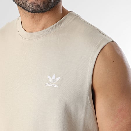 Adidas Originals - Tee Shirt Sans Manches Trefoil Essentials KE3397 Beige