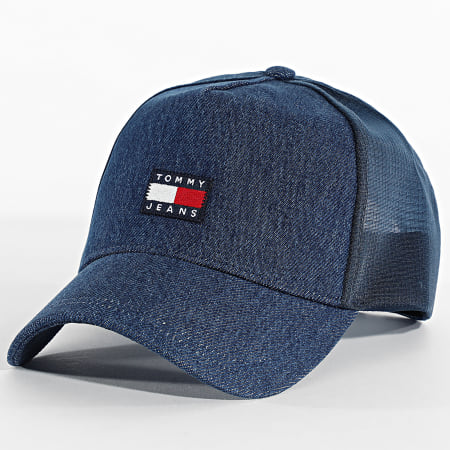 Tommy Jeans - Casquette Trucker Heritage Denim 4205 Bleu Brut