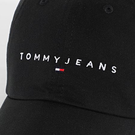 Tommy Jeans - Casquette Linear Logo 4198 Noir