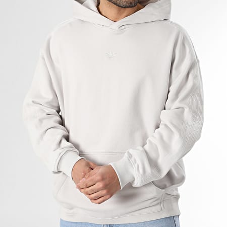 Adidas Originals - Sweat Capuche A Bandes Premium Essentials KD3926 Beige