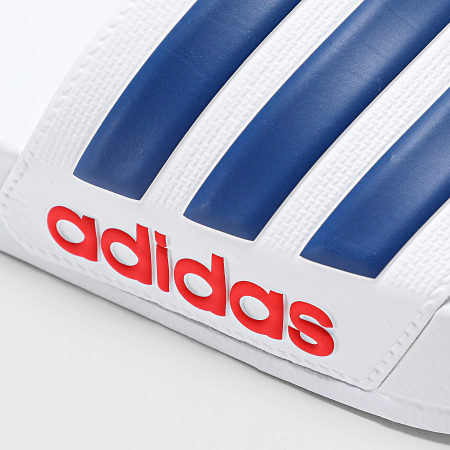 Adidas Sportswear - Claquettes Adilette Shower IH9028 Blanc Bleu Roi