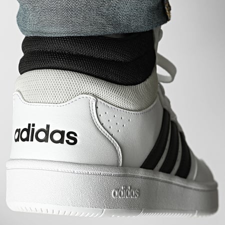 Adidas Sportswear - Baskets Montantes Hoops Mid Classic KI1032 Cloud White Core Black Orbit Grey
