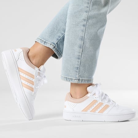 Adidas Sportswear - Baskets Femme Hoops Classic W KI1038 Footwear White Halo Blue