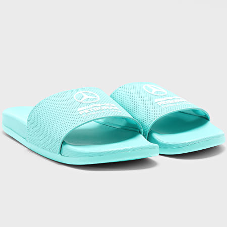 Adidas Sportswear - Claquettes Adilette Comfort AMG Mercedes Slides KI6072 Turquoise