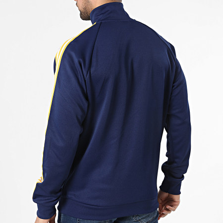 Adidas Originals - Veste Zippée A Bandes Real Madrid Originals KE3846 Bleu Marine