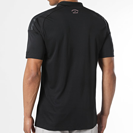 Adidas Sportswear - Polo Manches Courtes A Bandes Inter Miami CF JL8487 Noir