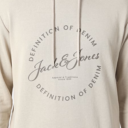 Jack And Jones - Lot De 2 Sweats Capuche Rayson Beige Bleu Marine