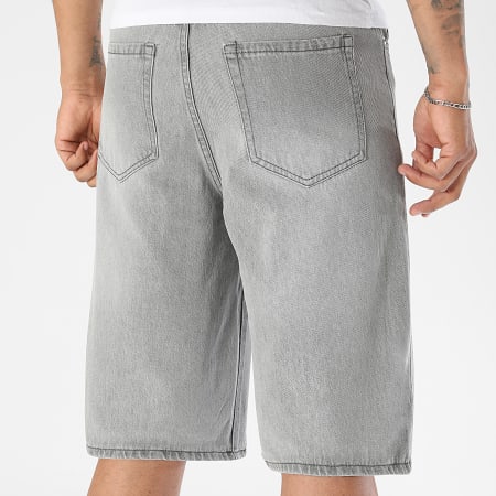 LBO - Short Jean Baggy Fit 0043 Gris Clair