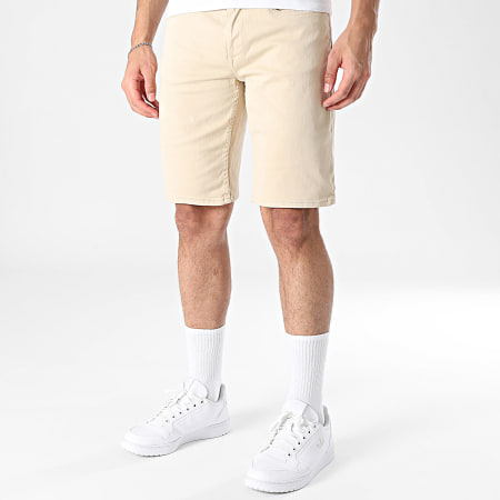 Blend - Pantalón Corto Vaquero 20720284 Beige