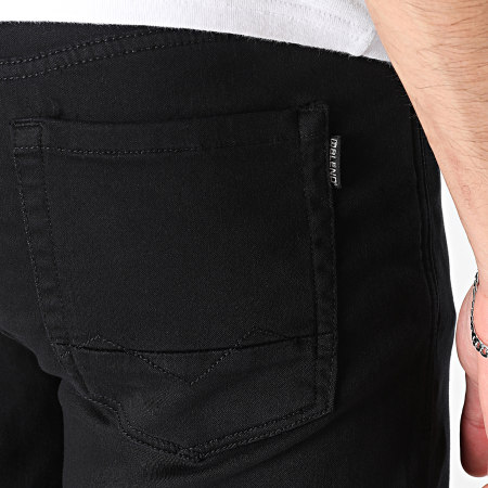 Blend - Pantalón Corto Vaquero Regular Fit Ply Negro