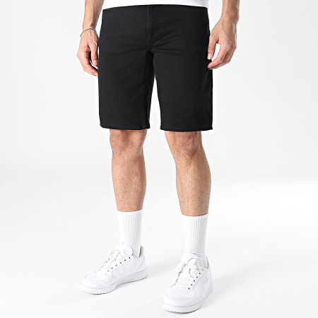 Blend - Pantalón Corto Vaquero Regular Fit Ply Negro