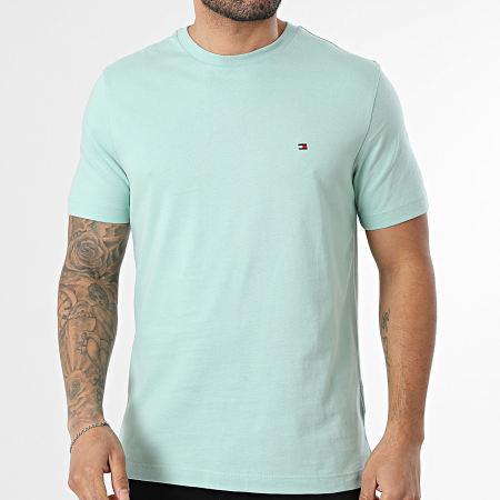 Tommy Hilfiger - Tee Shirt Essential Seasonal 9995 Vert Clair