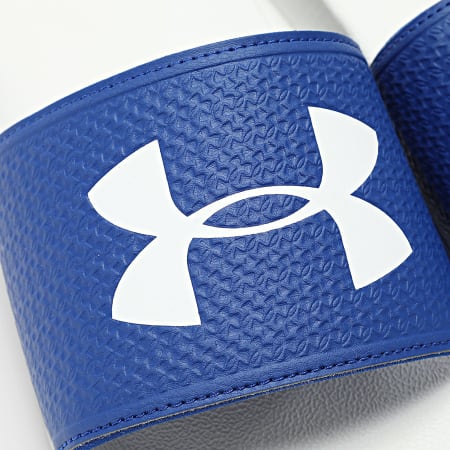 Under Armour - Claquettes 6007527 Blanc Bleu Roi