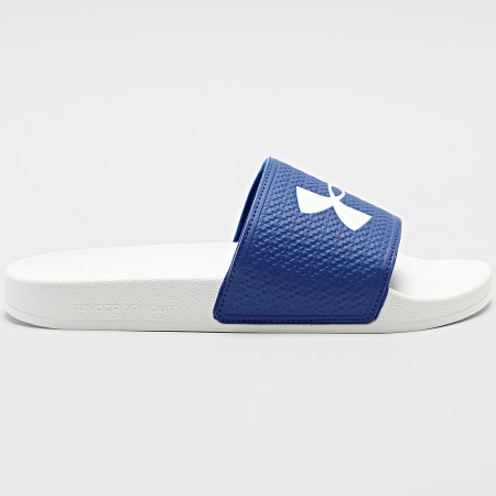 Under Armour - Claquettes 6007527 Blanc Bleu Roi
