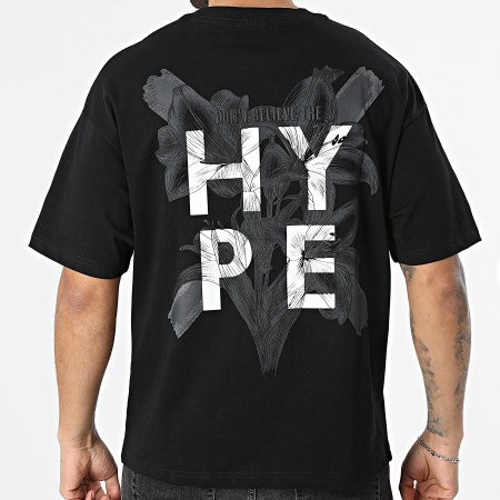 Uniplay - Tee Shirt Oversize Large 03 Noir Floral