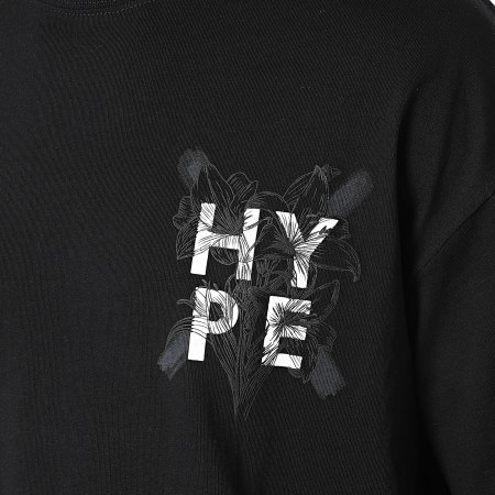 Uniplay - Tee Shirt Oversize Large 03 Noir Floral