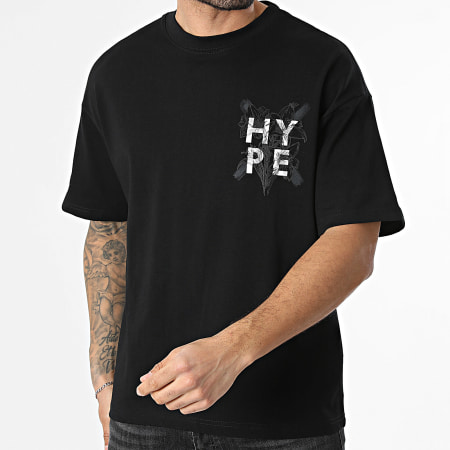 Uniplay - Tee Shirt Oversize Large 03 Noir Floral