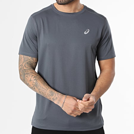 Asics - T-Shirt manga longa A Faixas Premium Essentials KD3926 Bege