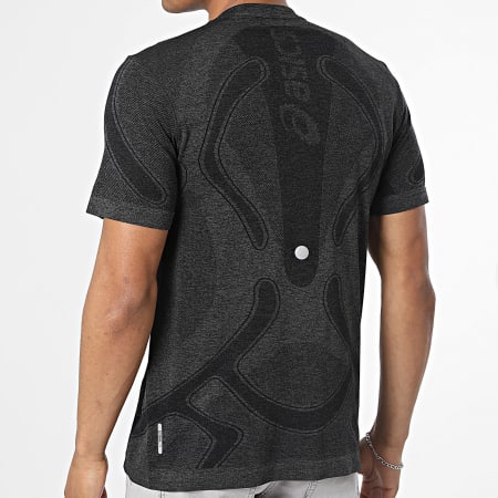 Asics - Tee Shirt Road Seamless 2011D355 Noir Chiné