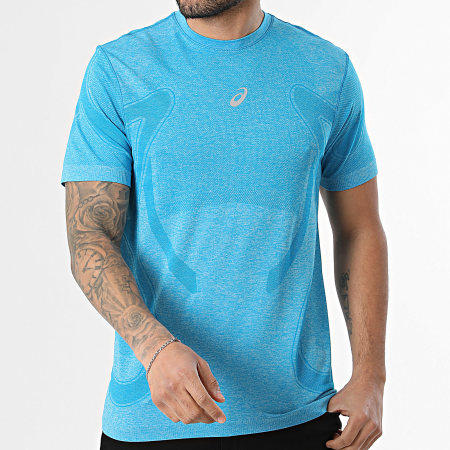 Asics - T-Shirt Road Seamless 2011D355 Azul