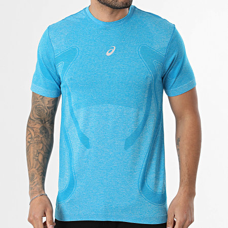Asics - T-Shirt Road Seamless 2011D355 Azul
