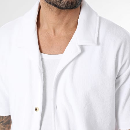 Deeluxe - Camisa de Manga Corta Creekson 06T4301M Blanco