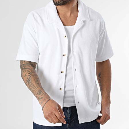 Deeluxe - Camisa de Manga Corta Creekson 06T4301M Blanco