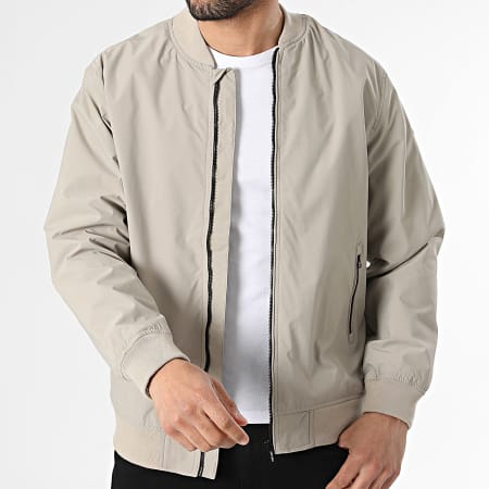 Deeluxe - Chaqueta bomber con cremallera Stonic 06T6501M Beige