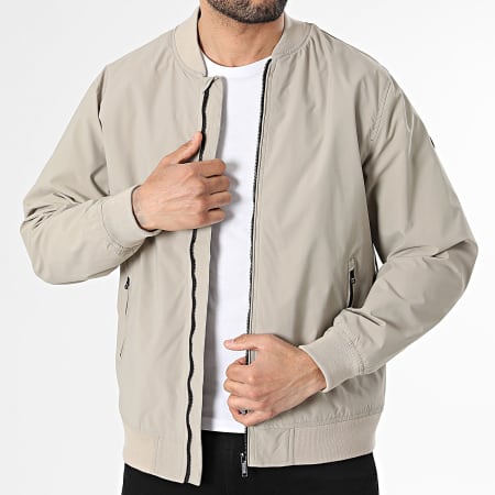 Deeluxe - Chaqueta bomber con cremallera Stonic 06T6501M Beige
