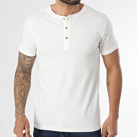 Deeluxe - Camiseta Con Cuello Abotonado Ternan 06T1004M Beige Claro