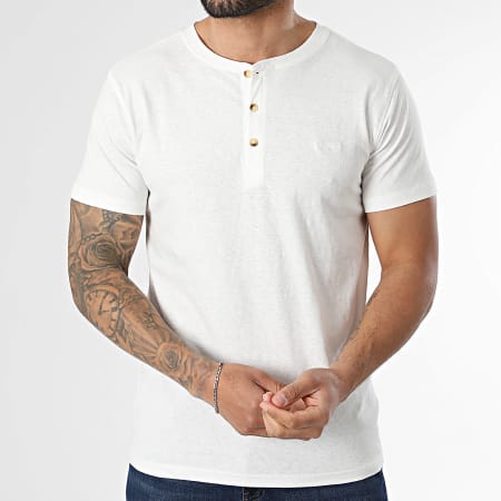 Deeluxe - Camiseta Con Cuello Abotonado Ternan 06T1004M Beige Claro
