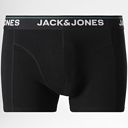 Jack And Jones - Lot De 5 Boxers Timothy Noir Gris Anthracite Bordeaux Bleu Marine