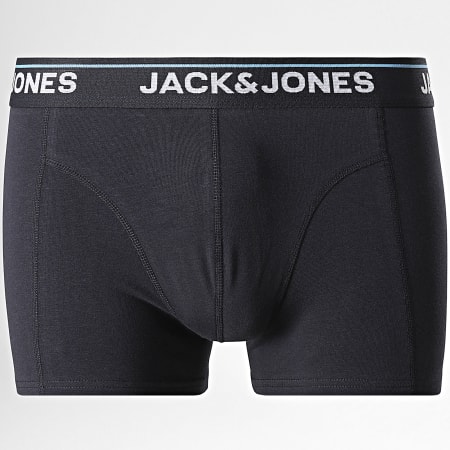 Jack And Jones - Lot De 5 Boxers Timothy Noir Gris Anthracite Bordeaux Bleu Marine