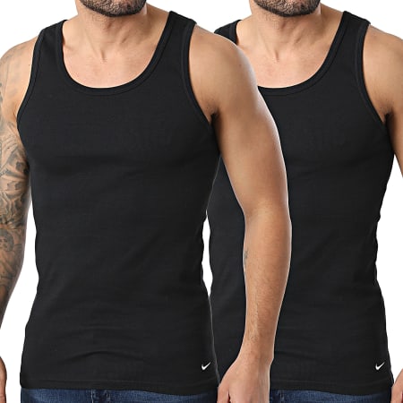 Nike - Lot De 2 Débardeurs KE1274 Noir