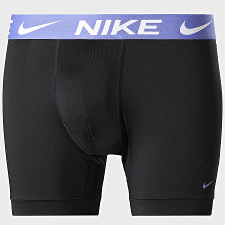 Nike - Pack de 3 boxers Dri-Fit Essential Micro KE1157 Negro Azul Real Gris Rojo