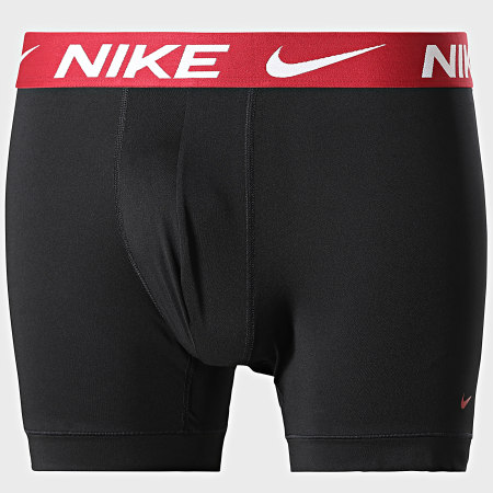 Nike - Pack de 3 boxers Dri-Fit Essential Micro KE1157 Negro Azul Real Gris Rojo