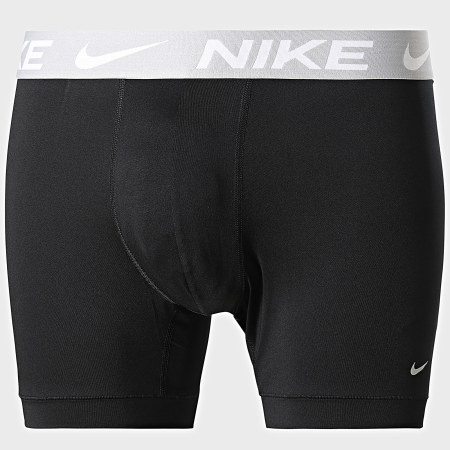 Nike - Pack de 3 boxers Dri-Fit Essential Micro KE1157 Negro Azul Real Gris Rojo