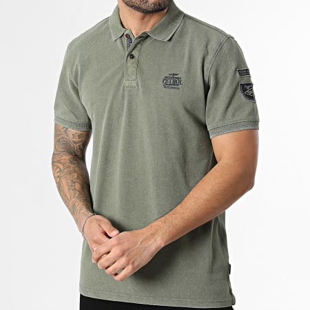 Classic Series - Polo Manches Courtes M-1060-POL912 Vert Kaki