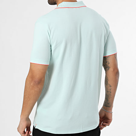 Classic Series - Polo Manches Courtes M-ROS-POL003 Bleu Turquoise Clair